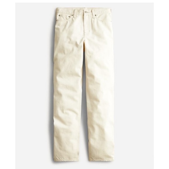 NWT J. Crew Slouchy Boyfriend Jean in Ecru - Picture 4 of 7